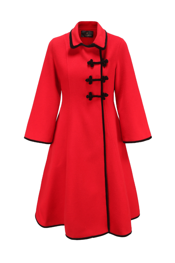 Shouning Dress Coat Red – SKYLENCE