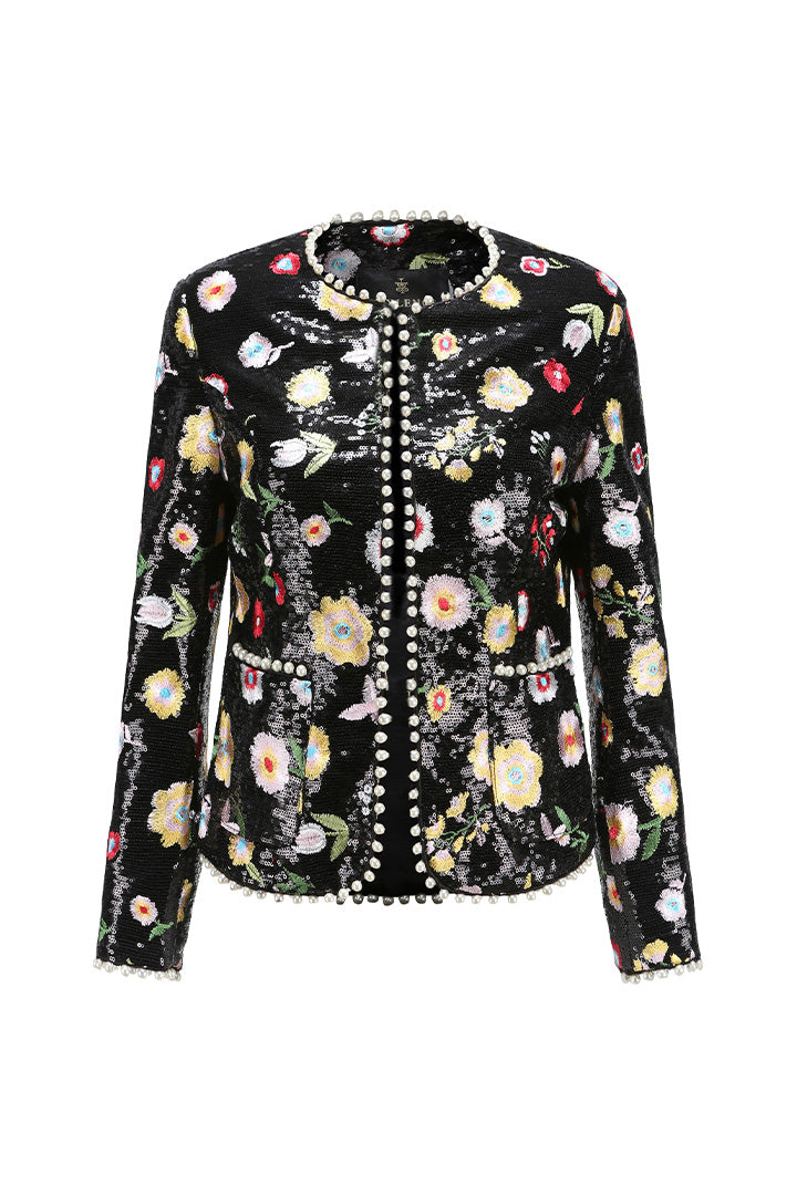 Derling Embroidered Jacket Black – SKYLENCE