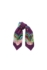 Wendy Morrison x SKYLENCE Kujaku Peacock Silk Scarf