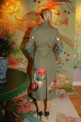 PHOENIX HERITAGE TRENCH COAT (ARMY GREEN)