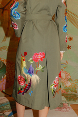 PHOENIX HERITAGE TRENCH COAT (ARMY GREEN)