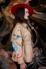 PHOENIX HERITAGE SHORT TRENCH (CAMEL)