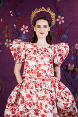 Tudor Blossom Jacquard Top