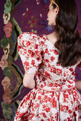 Tudor Blossom Jacquard Top