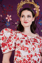 Tudor Blossom Jacquard Top