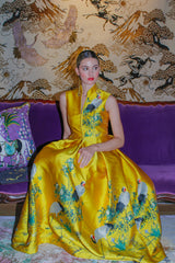 ROYAL YELLOW CRANE DRESS