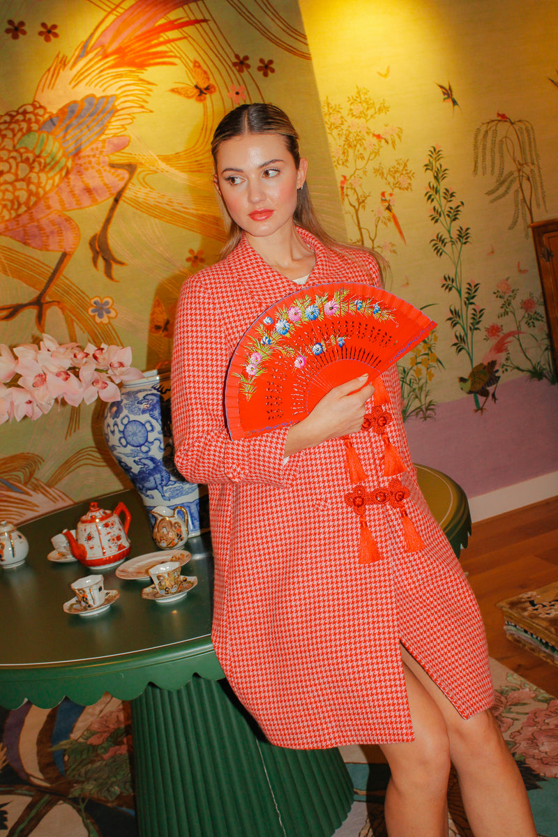 Heritage Houndstooth Coat