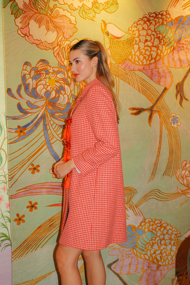 Heritage Houndstooth Coat