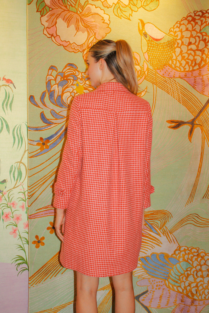 Heritage Houndstooth Coat