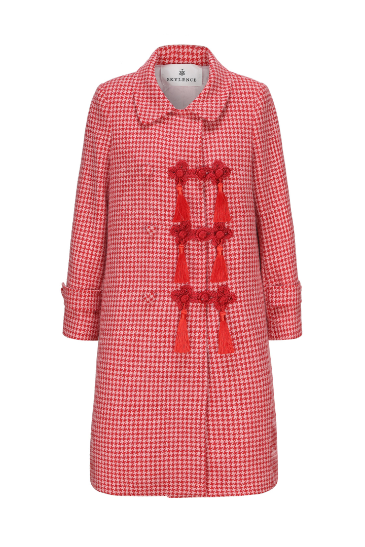 Heritage Houndstooth Coat