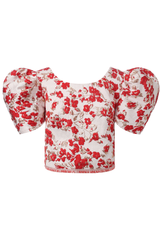 Tudor Blossom Jacquard Top