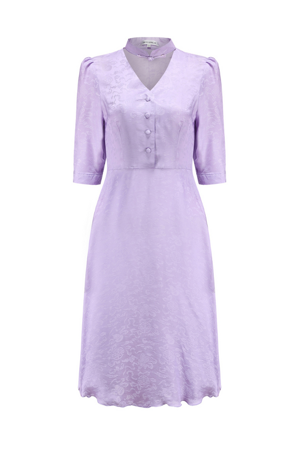Lily Tea Dress Lilac