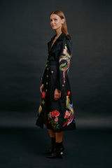 PHOENIX HERITAGE TRENCH COAT (BLACK)