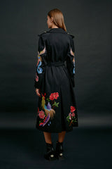 PHOENIX HERITAGE TRENCH COAT (BLACK)