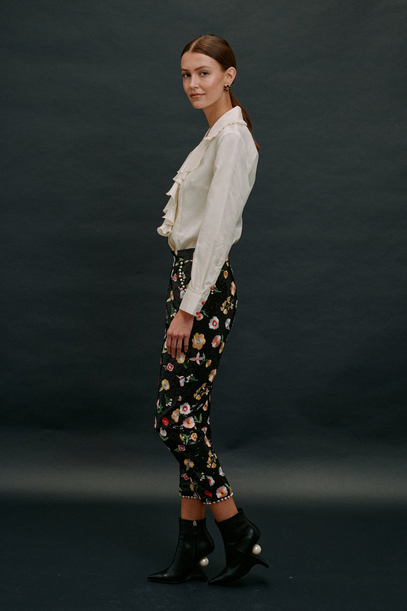 Derling Embroidered Trousers