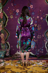 Wendy Morrison x SKYLENCE Kujaku Peacock Silk Kimono