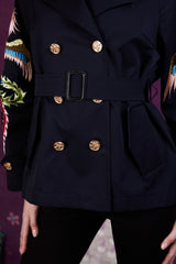 PHOENIX HERITAGE SHORT TRENCH (Navy)
