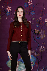 Regency Cardigan Burgundy