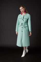 Lin Military Coat Green