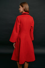 Shouning Dress Coat Red