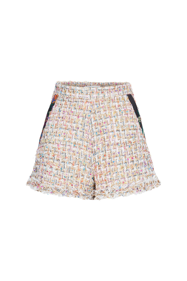 Chelsea Tang Tweed Shorts Multi