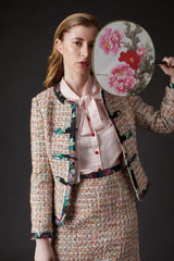 Chelsea Tang Tweed Jacket Multi