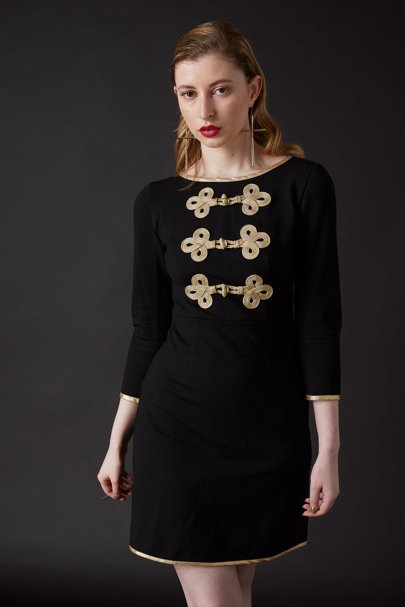 Regency Dress Black SKYLENCE Regency Dress Black SKYLENCE