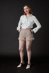 Chelsea Tang Tweed Shorts Multi