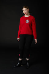 Yuanman Cashmere Jumper Red