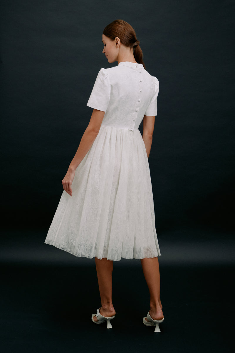 Anna Tulle Dress White