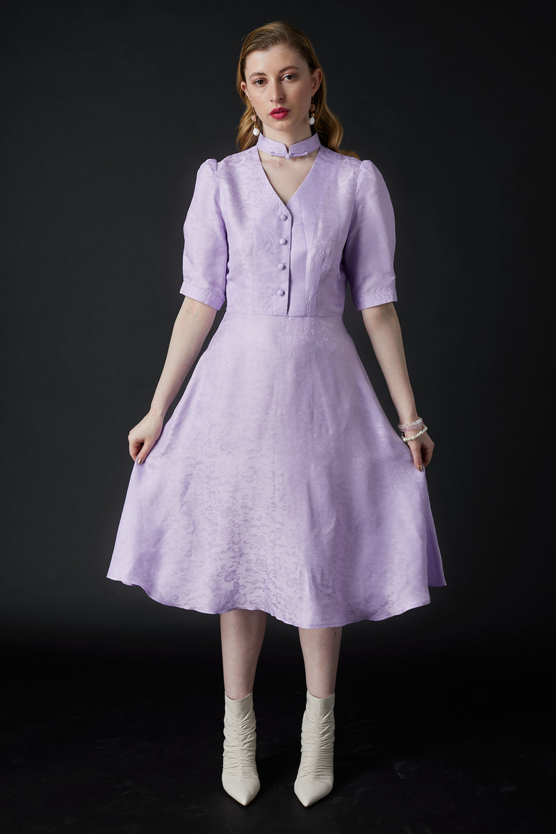 Lily Tea Dress Lilac