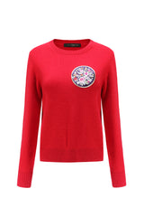 Yuanman Cashmere Jumper Red