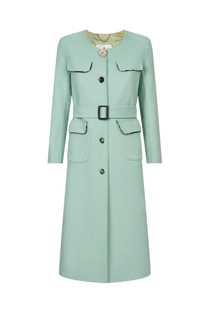 Lin Military Coat Green